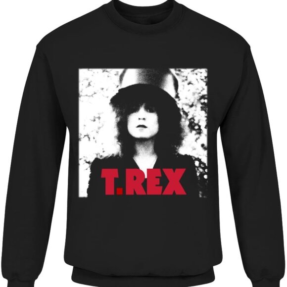 T Rex Band Vintage Rock N Roll Music Graphic Sweatshirt 24 - Picture 1 of 5